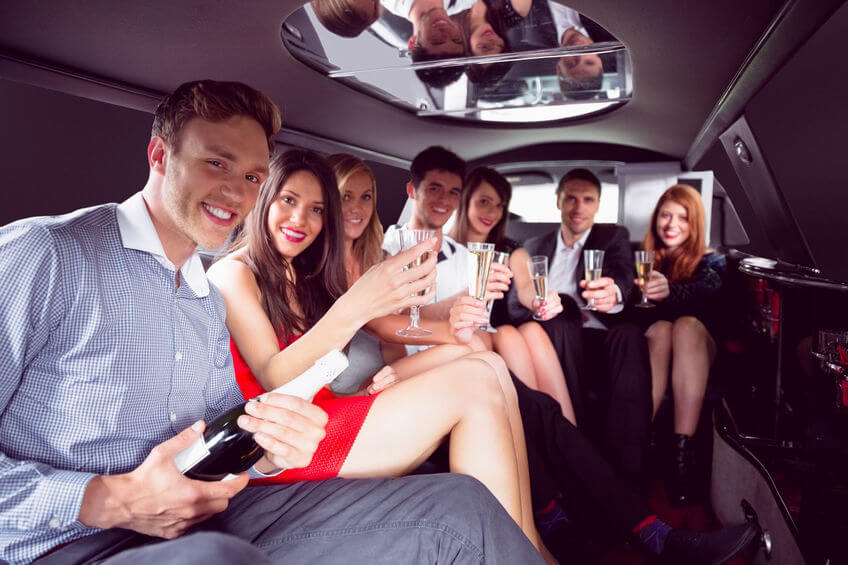 people-celebrate-in-limo